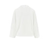 knitted top with batwing sleeves