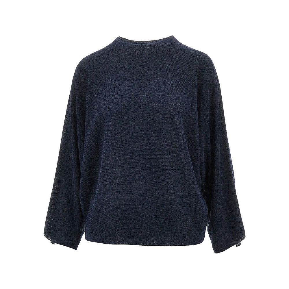 EMPORIO ARMANI L knitted top with batwing sleeves