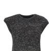 sequinned knit top