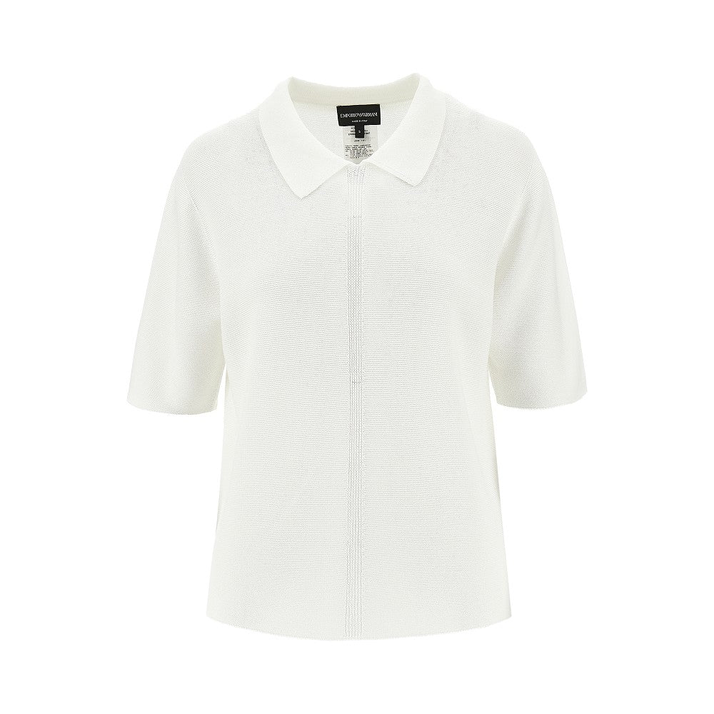 EMPORIO ARMANI M links knit polo shirt