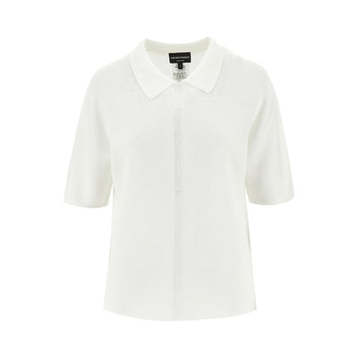 EMPORIO ARMANI M links knit polo shirt