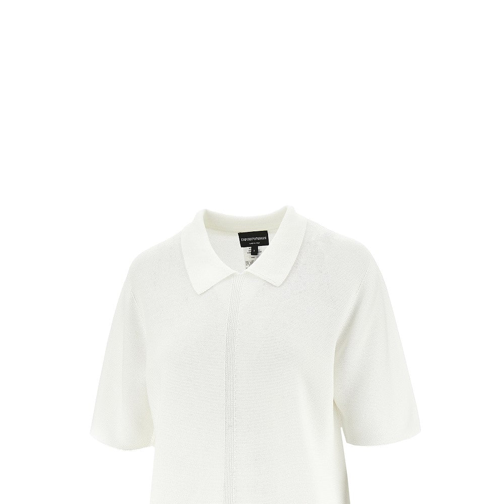 EMPORIO ARMANI M links knit polo shirt