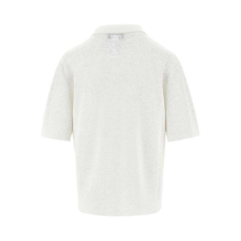 EMPORIO ARMANI M links knit polo shirt