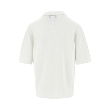 EMPORIO ARMANI M links knit polo shirt