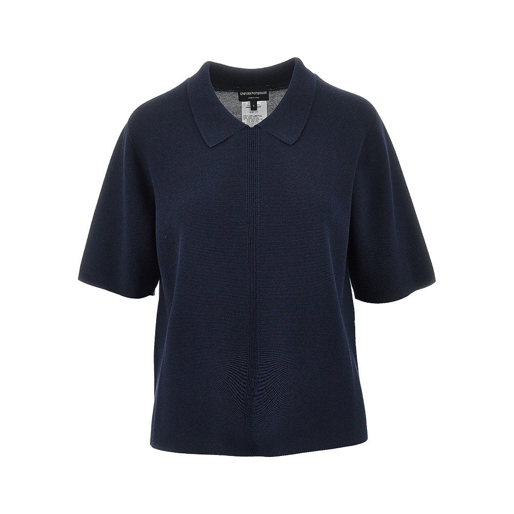 EMPORIO ARMANI S links knit polo shirt