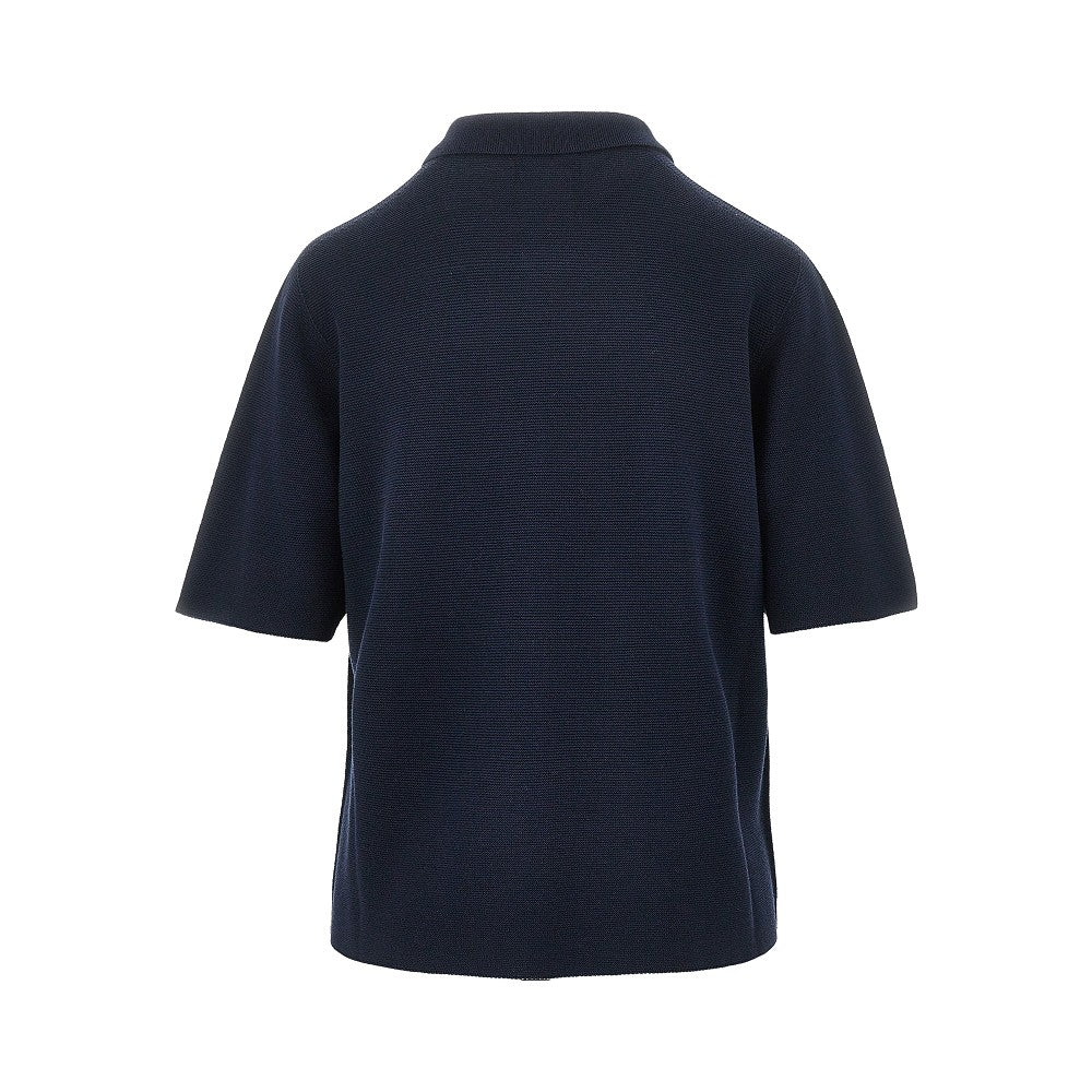 links knit polo shirt