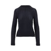 striped jacquard jersey top