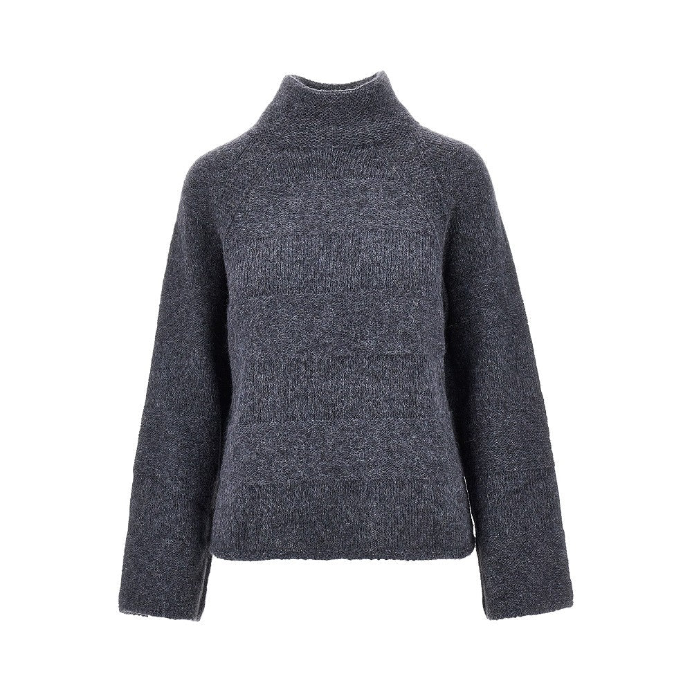 ribbed knitted sweater