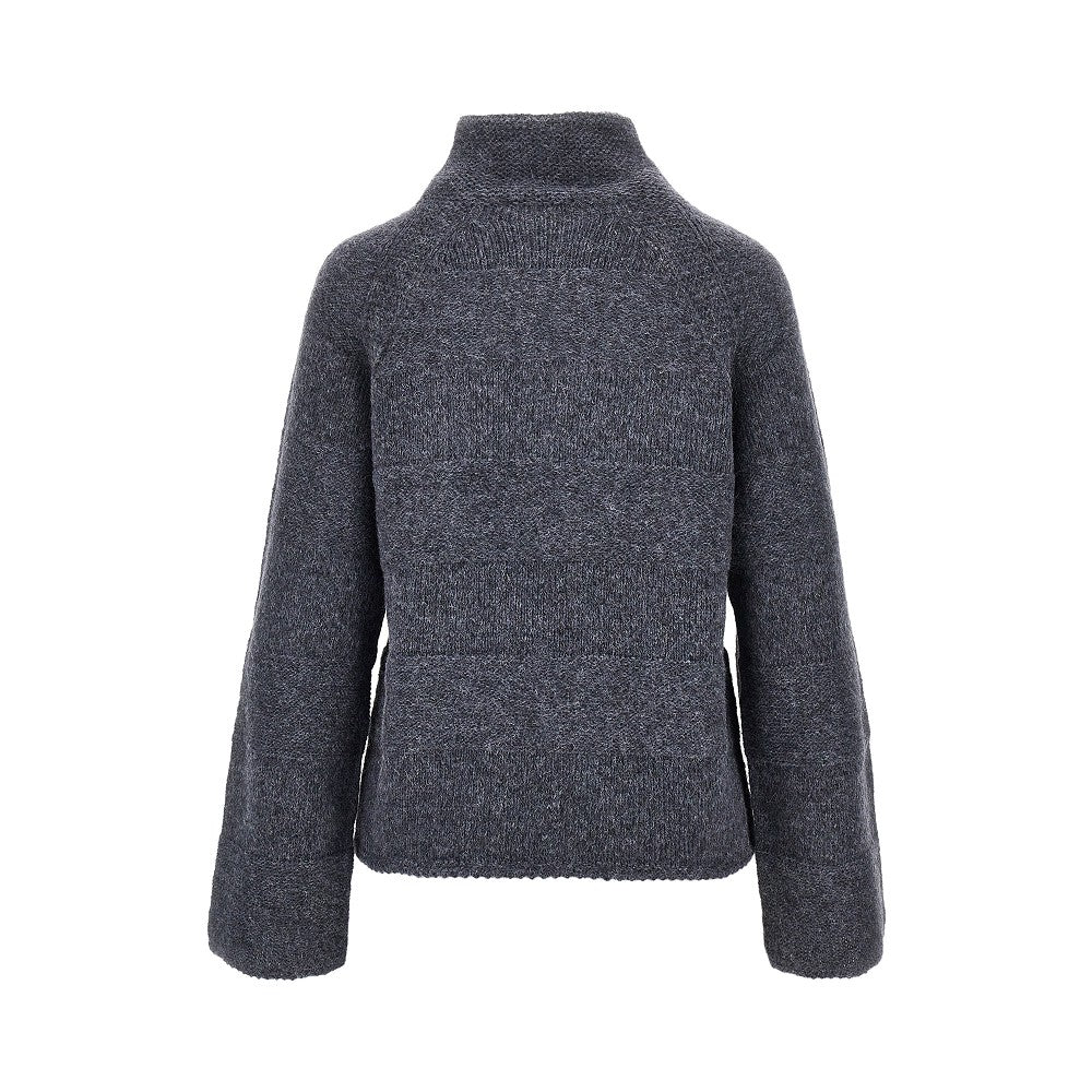 ribbed knitted sweater