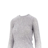PINKO M sequinned knitted top