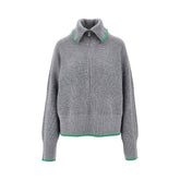 PINKO XS wool and cashmere half-zip sweater
