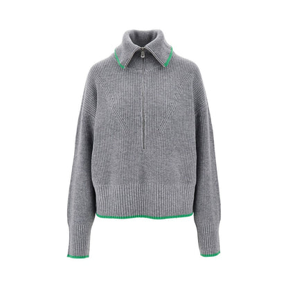PINKO XS wool and cashmere half-zip sweater