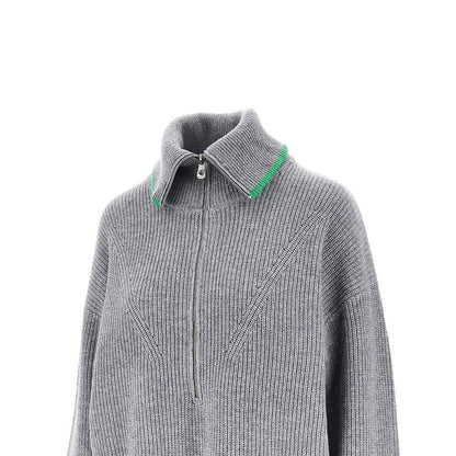 PINKO XS wool and cashmere half-zip sweater