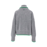 PINKO XS wool and cashmere half-zip sweater