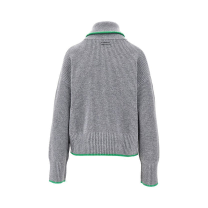 PINKO XS wool and cashmere half-zip sweater