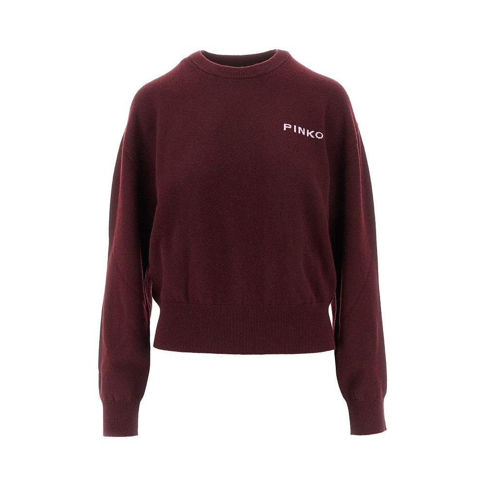 PINKO XS wool and cashmere sweater with logo