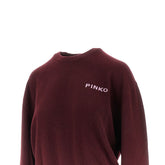 PINKO XS wool and cashmere sweater with logo