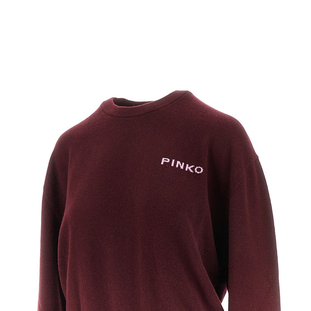 PINKO XS wool and cashmere sweater with logo