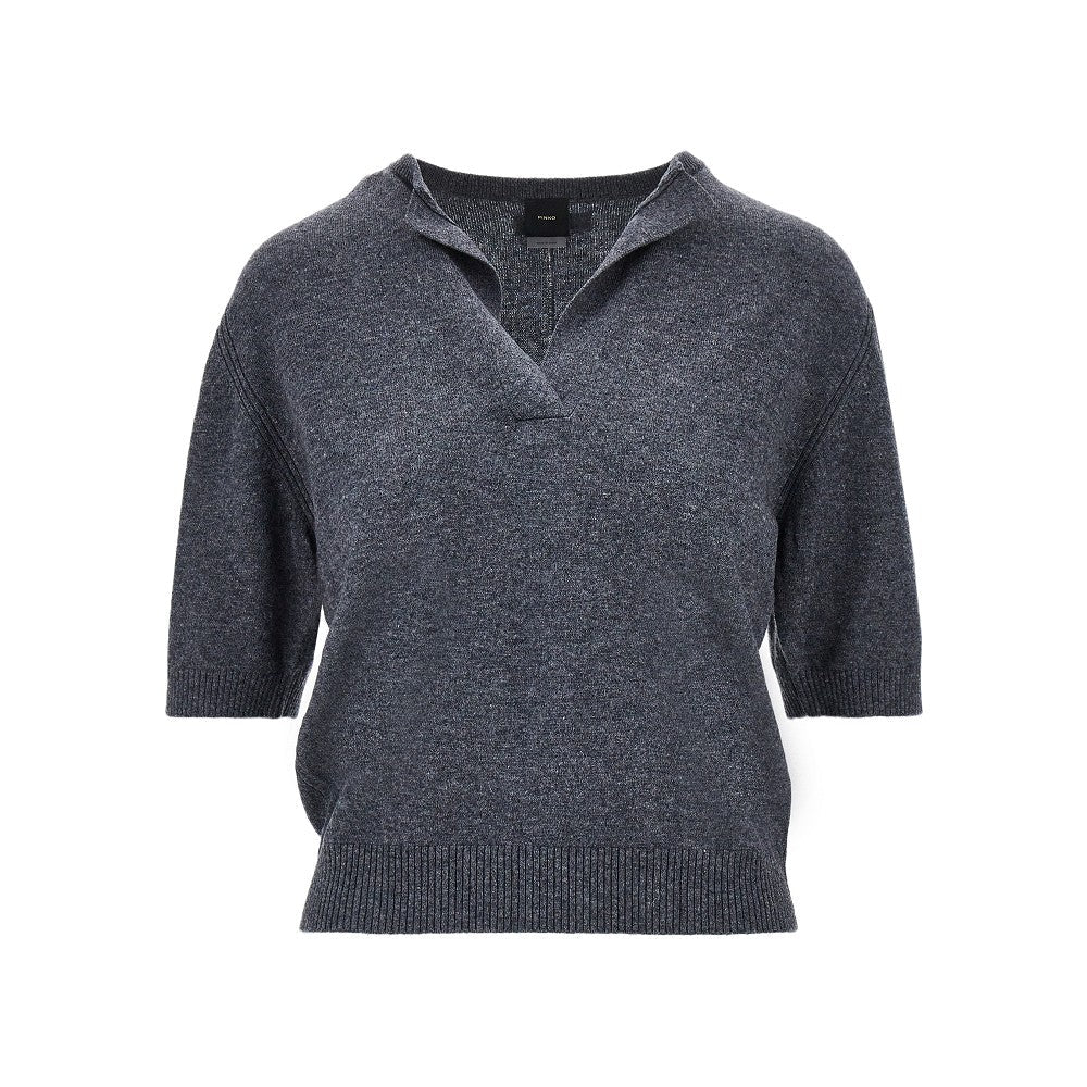cashmere and wool knitted top
