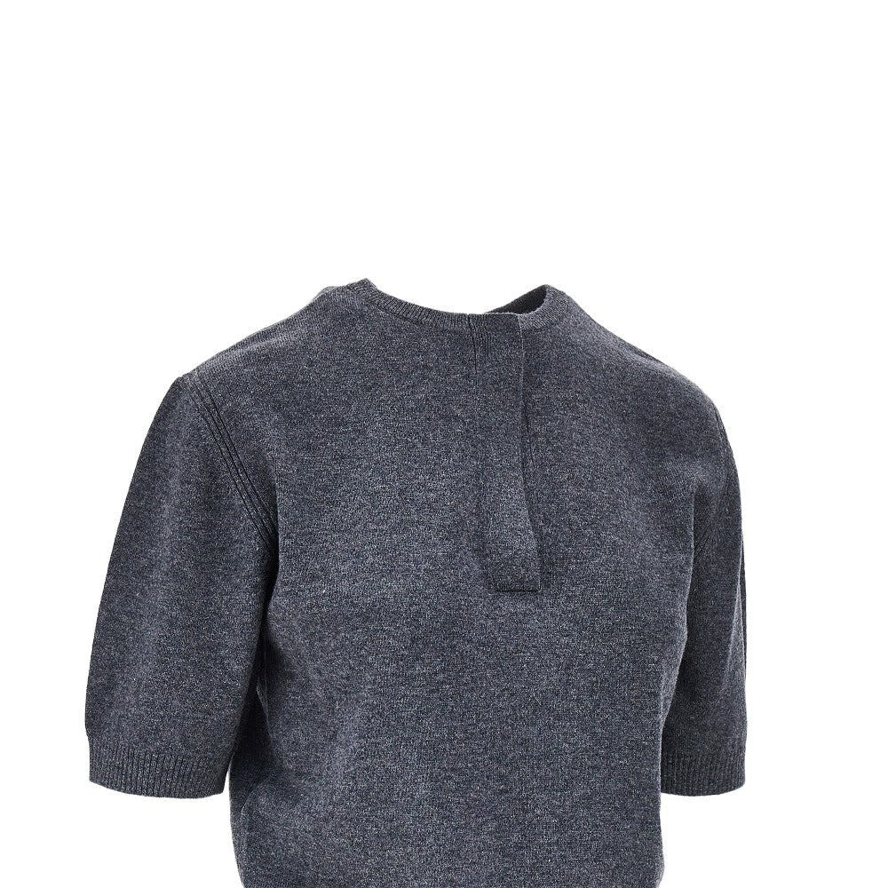 cashmere and wool knitted top