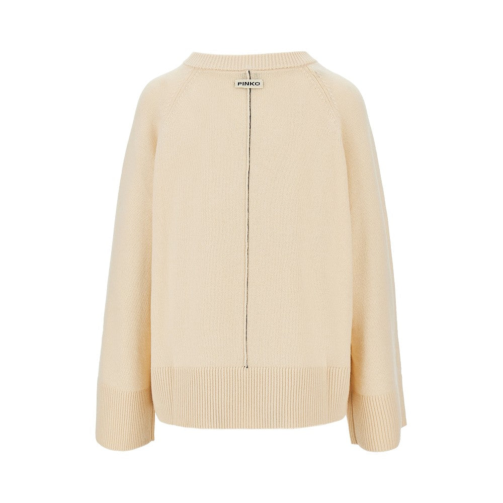 wool and cashmere v-neck sweater