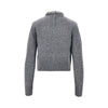knitted crewneck sweater with crystals