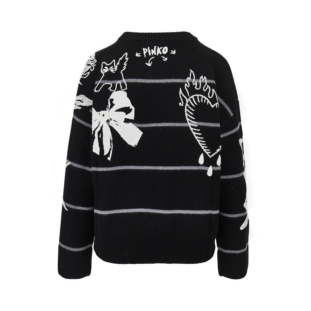 quiet is the new punk wool sweater