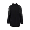 wool-blend long cardigan