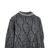 knitted sweater with sequins