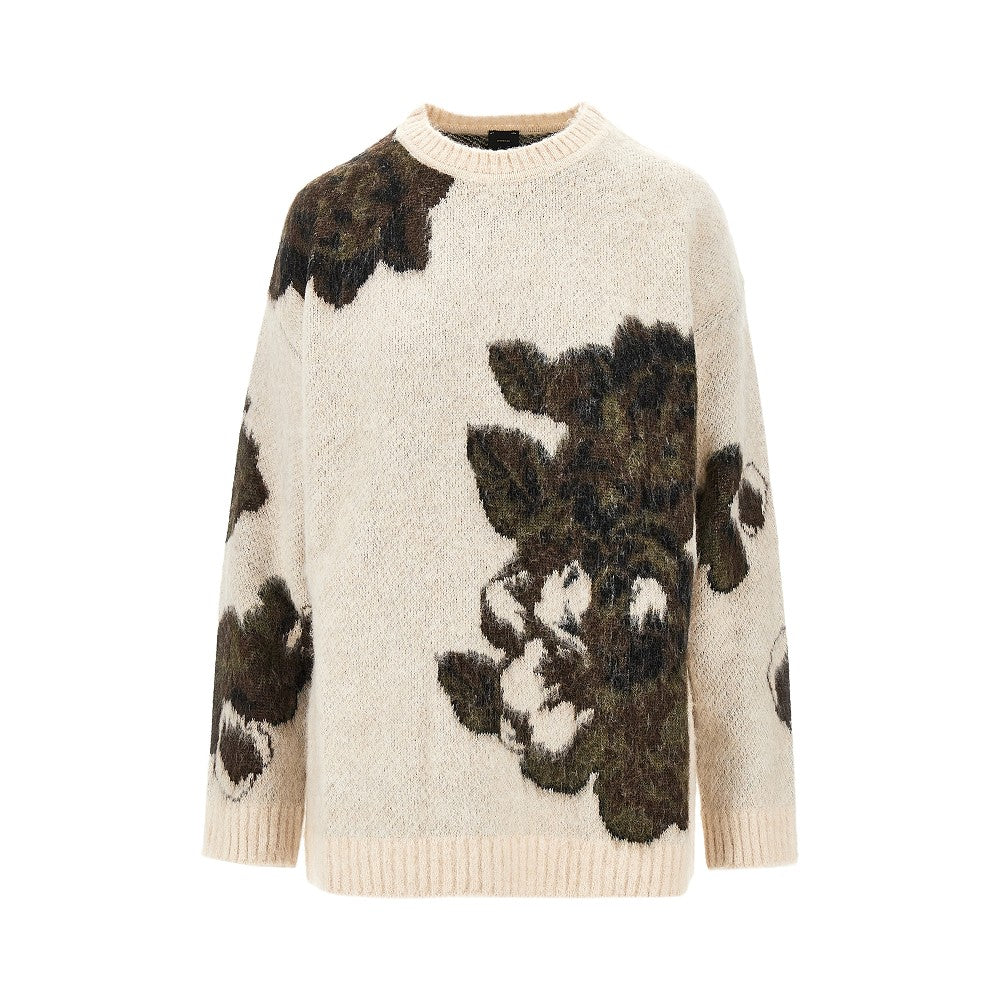 jacquard wool and alpaca blend sweater