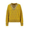jewelled wool and cashmere sweater