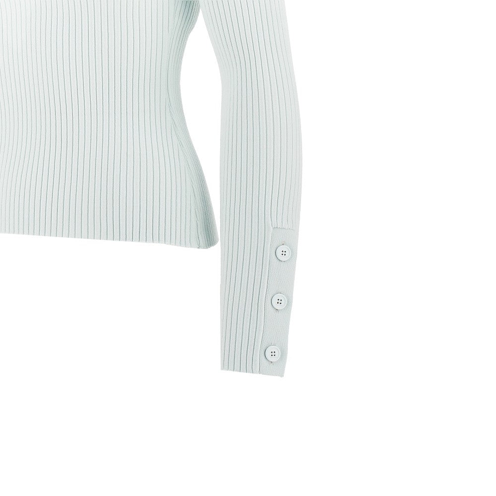 COURREGES S heritage ribbed knit top