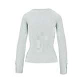 COURREGES S heritage ribbed knit top