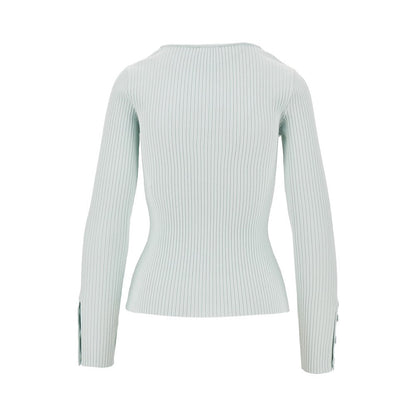 COURREGES S heritage ribbed knit top