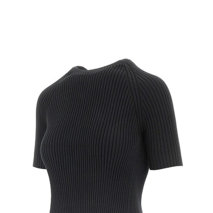 TORY BURCH L ribbed top with back lacing