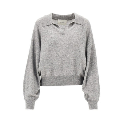 katriel cashmere knitted polo shirt