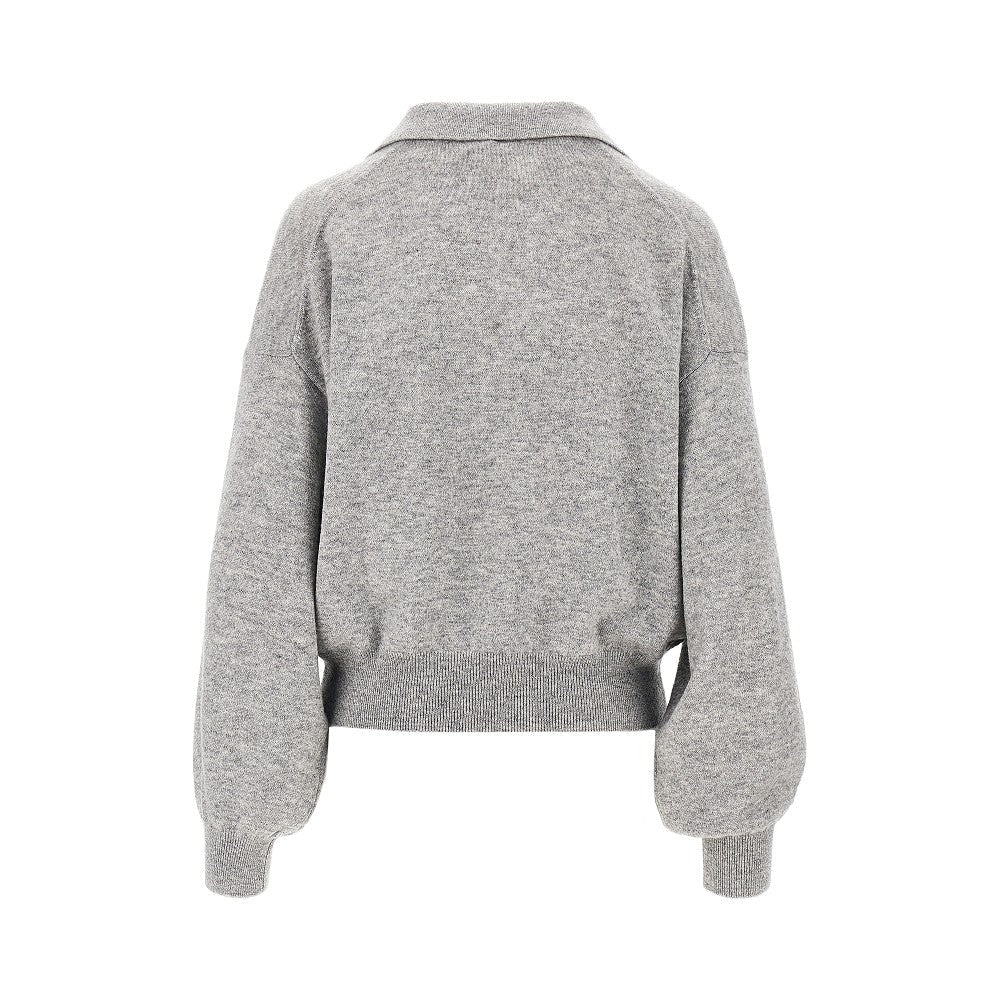 katriel cashmere knitted polo shirt