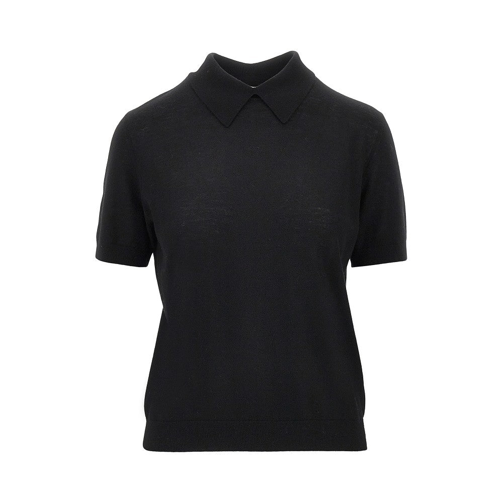 LISA YANG 0 naara cashmere knitted polo shirt