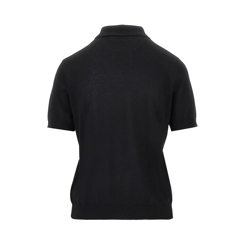 naara cashmere knitted polo shirt