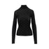 RABANNE L studded wool turtleneck top