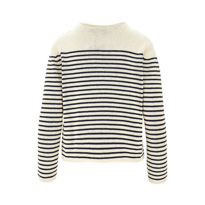 MAX MARA WEEKEND L striped cotton-blend sweater