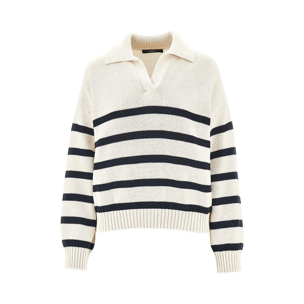 MAX MARA WEEKEND XS striped cottol sweater