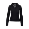 cashmere and silk-blend knitted polo shirt
