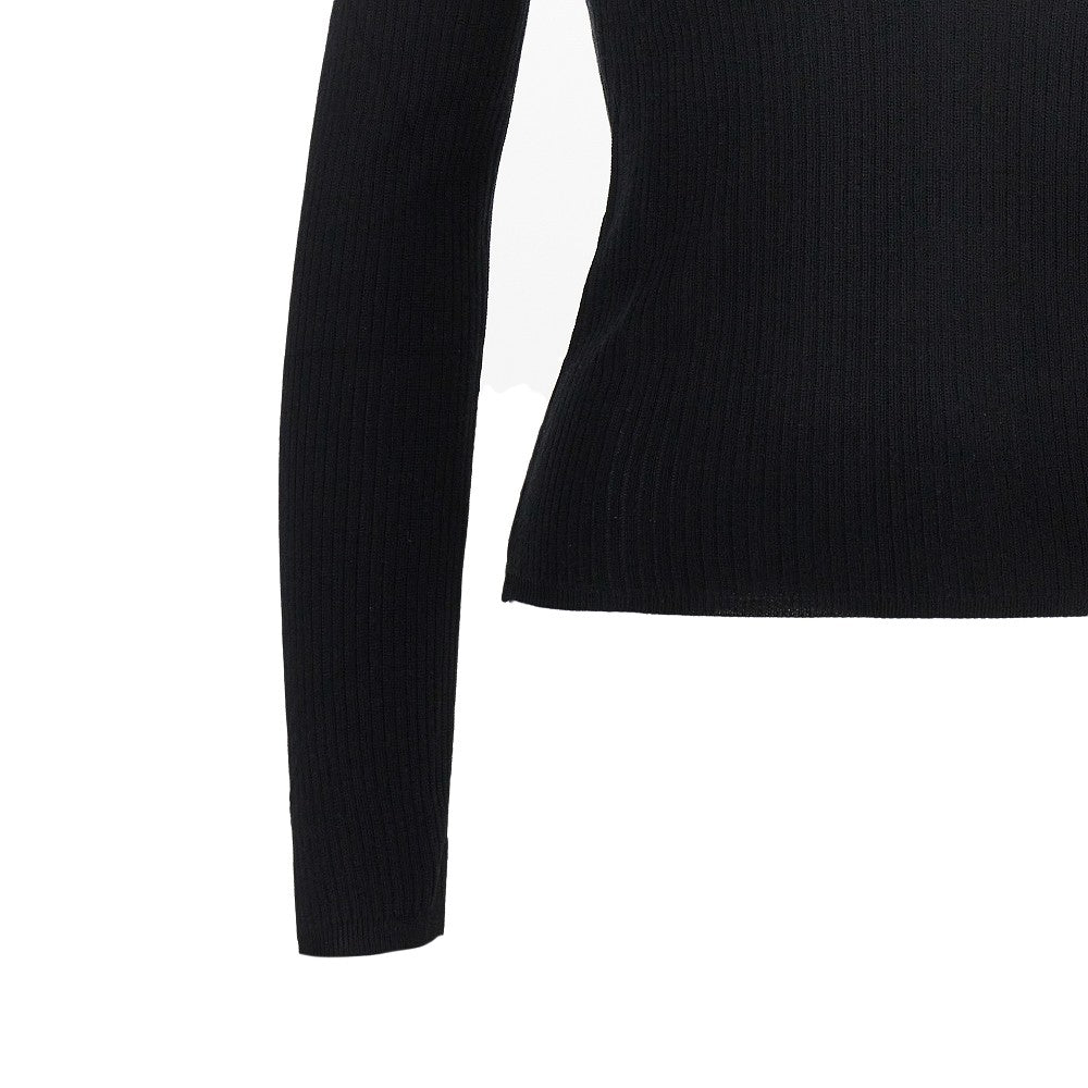 cashmere and silk-blend knitted polo shirt