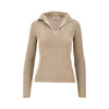 cashmere and silk-blend knitted polo shirt