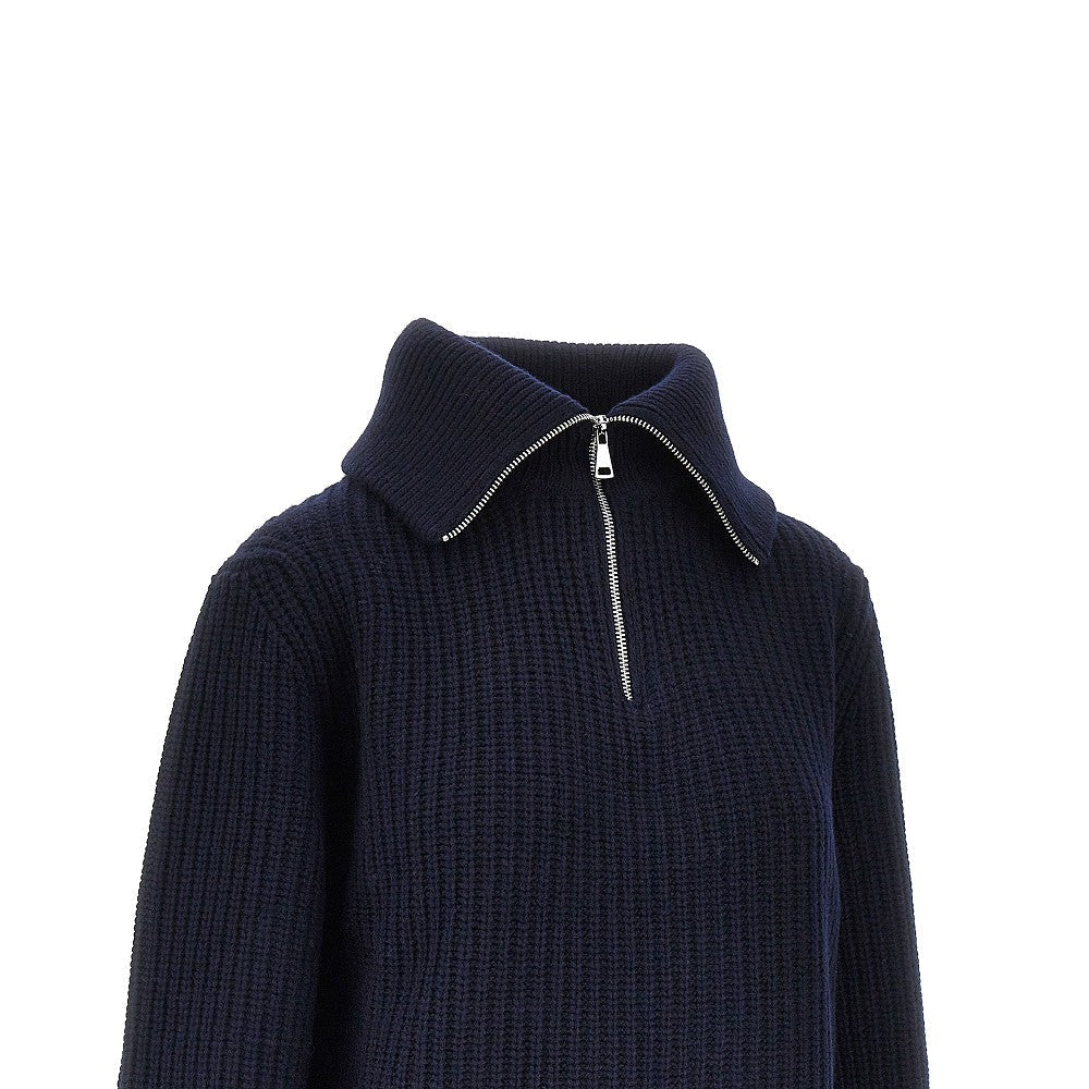 MAX MARA WEEKEND XS half-zip wool sweater