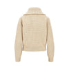 half-zip wool sweater