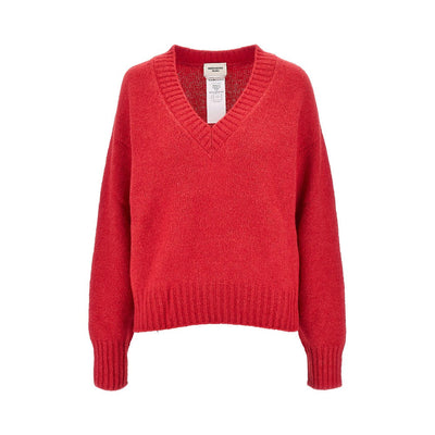 alpaca wool-blend knitted sweater