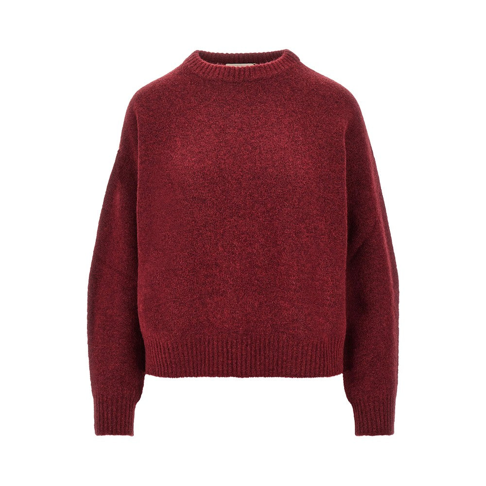 alpaca wool-blend knitted sweater
