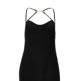 GUCCI 42 long dress with jewelled horsebit detail